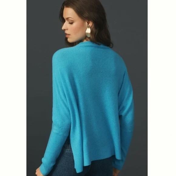 Anthropologie Maeve The Shea Oversized Cashmere Sweater Blue - Picture 4 of 11
